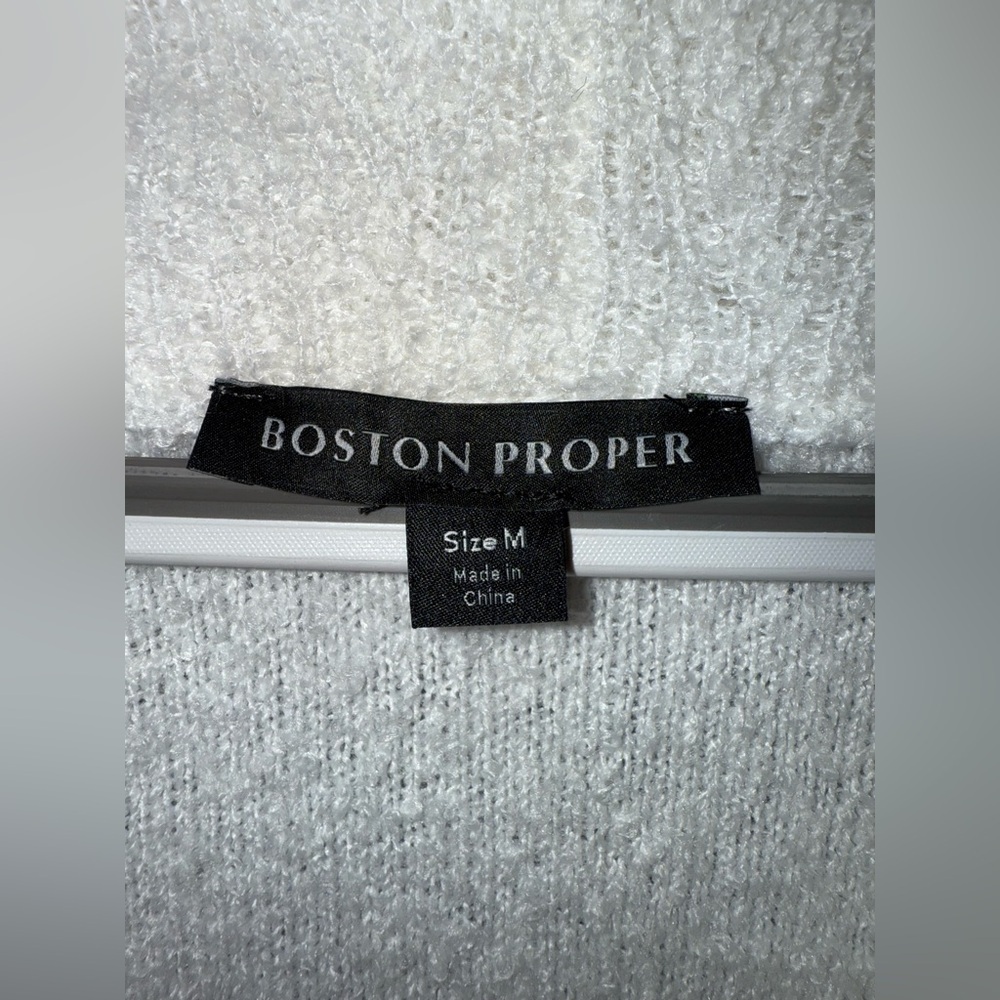 Boston Proper Shawl Collar Cozy Sweaters size M - Picture 8 of 9